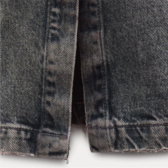 ZARA DENIM SHIRTDRESS ZW COLLECTION GRAY SZ S - Picture 7 of 13